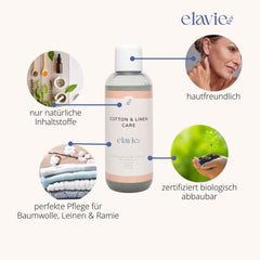 Hautfreundliche Waschmittel für Baumwolle und Leinen, biologisch abbaubar