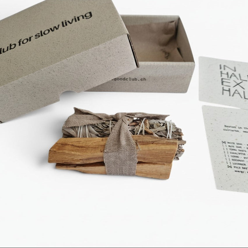 Weisser Salbei & Palo Santo Räucherbündel Duo