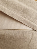 Yoga Bolster Rechteckig – Leinen Natur
