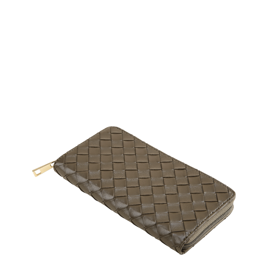 ROSSIS Money 5 Flechtoptik, Olive, Olive