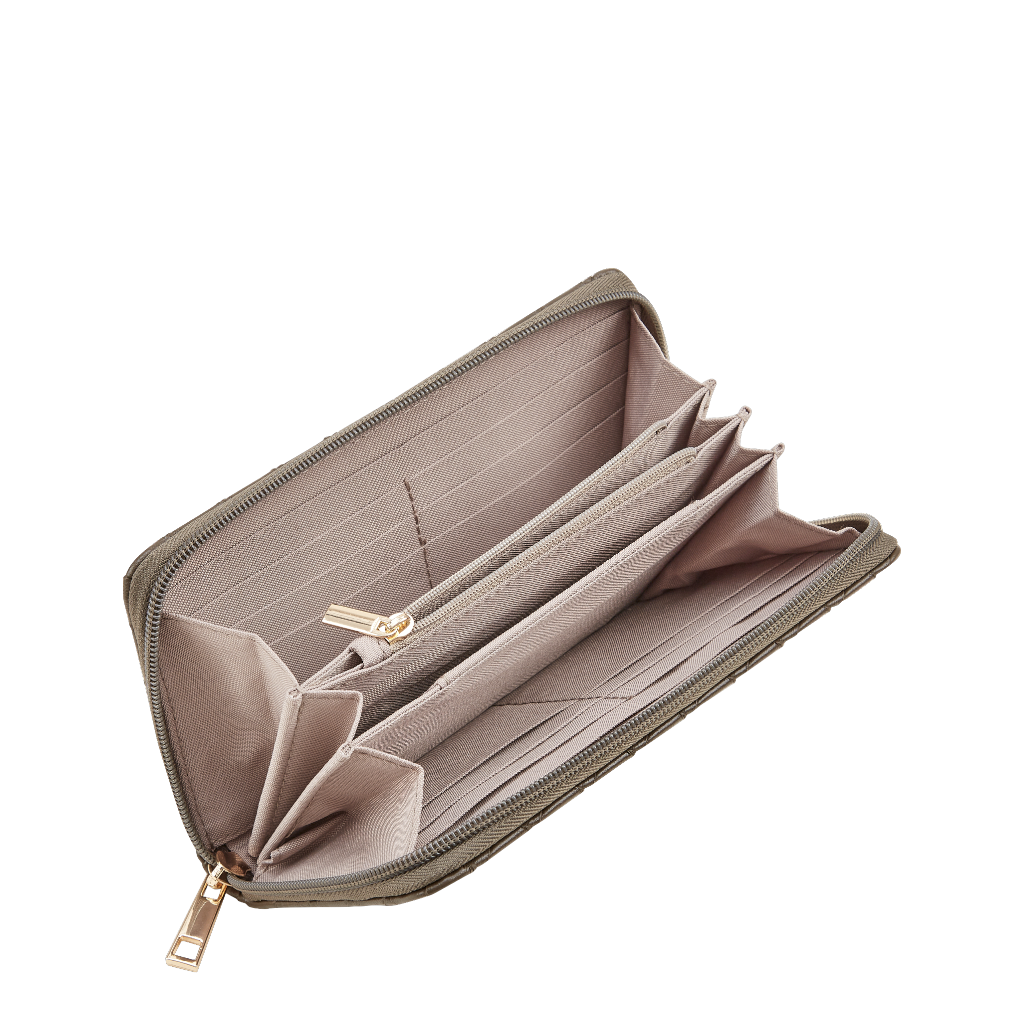 ROSSIS Money 5 Flechtoptik, Olive, Olive