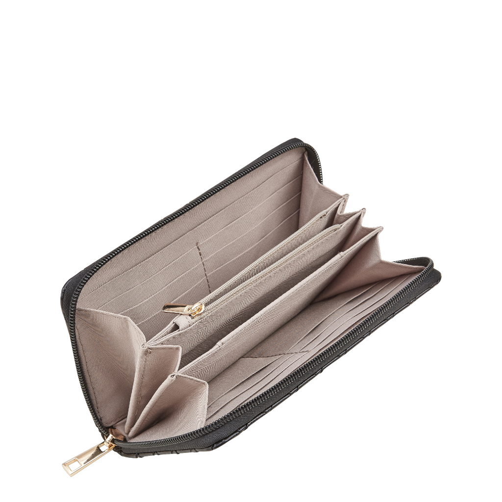 ROSSIS Money 5 Flechtoptik, Black, Black