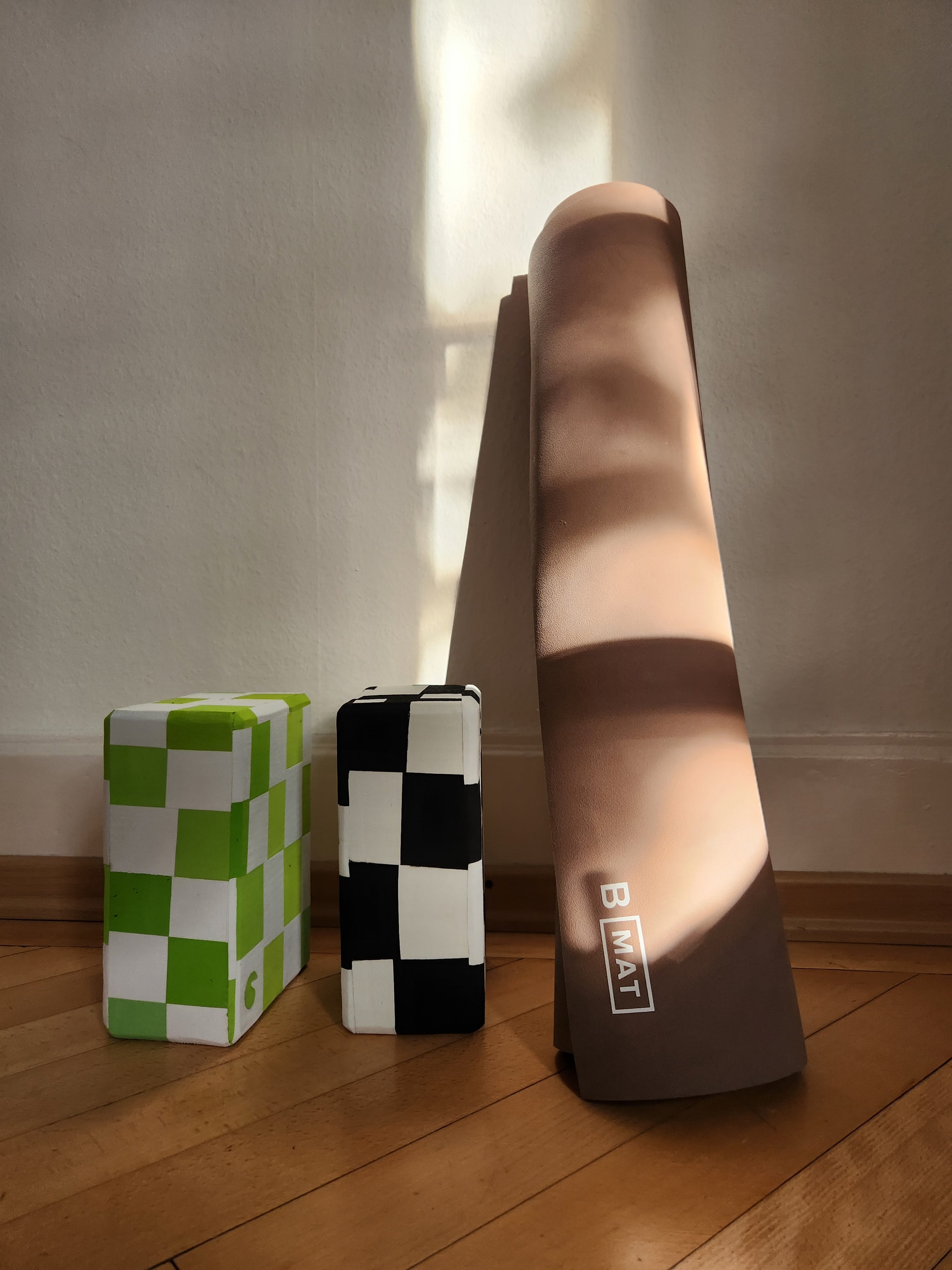 Recycled Yoga Block Yin Yang