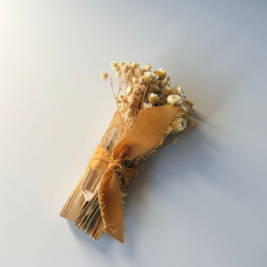 Palo Santo & Quartz Räucherbündel