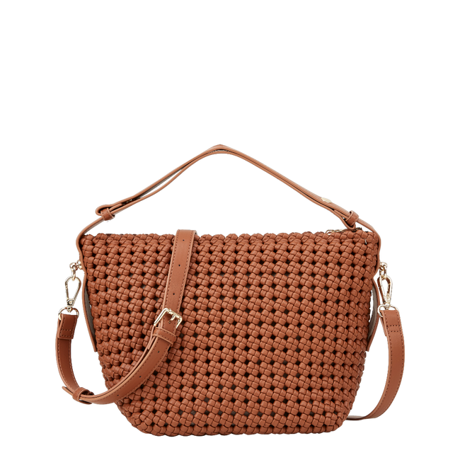 ROSSIS Charlotte Handgeknotet, Camel Hover Image