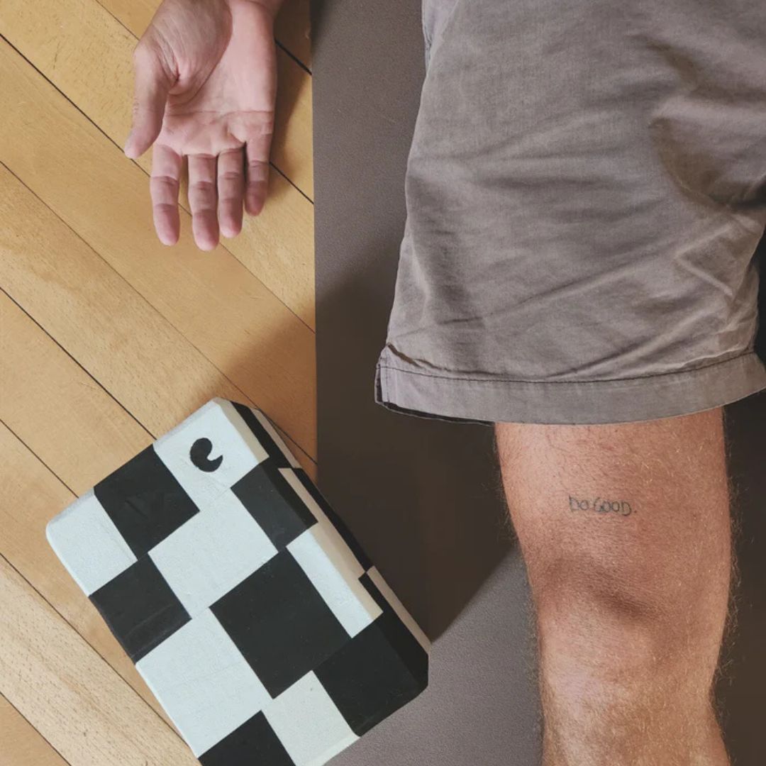 Recycled Yoga Block Yin Yang