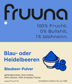 Schweizer Blaubeerpulver «Blaue Power» – gefriergetrocknet, 180 g