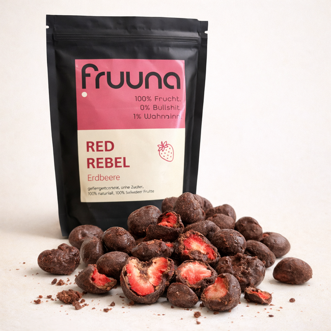 Rote Rebellen mit Liebe von Schweizer Schokolade umarmt Hover Image