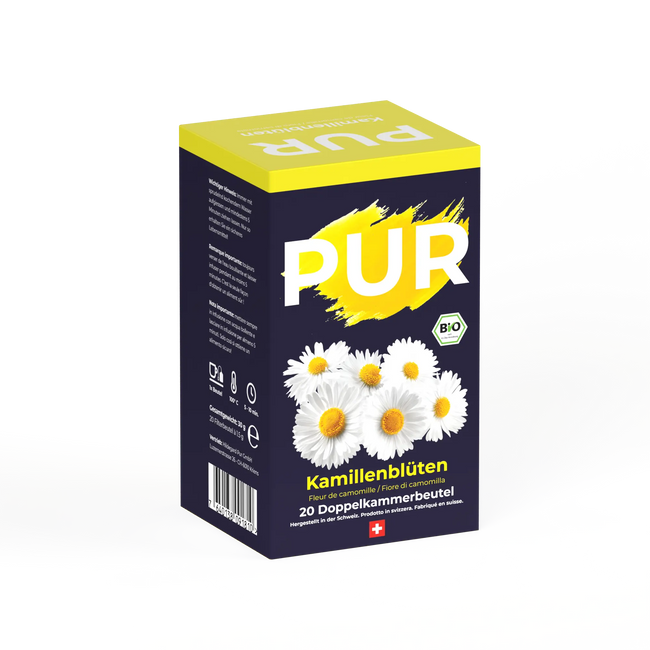 PUR Kamillenblüten Tee BIO 20 Btl Hover Image
