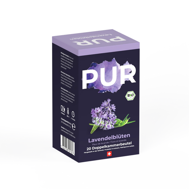 PUR Lavendelblüten Tee BIO 20 Btl Hover Image