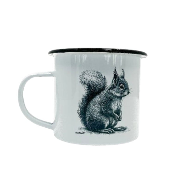 mumix Emaille Tasse Eichhörnchen Hover Image