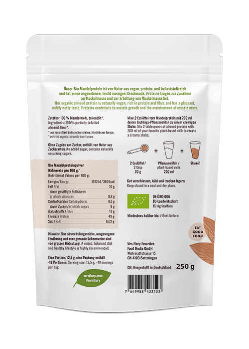 Bio Mandel Protein (Mandelmehl) 250g Main Image
