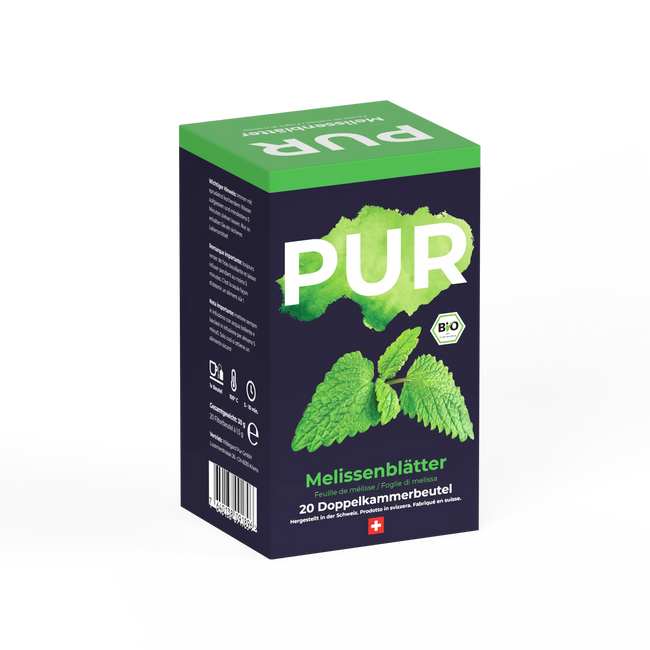 PUR Melissenblätter Tee BIO 20 Btl Hover Image