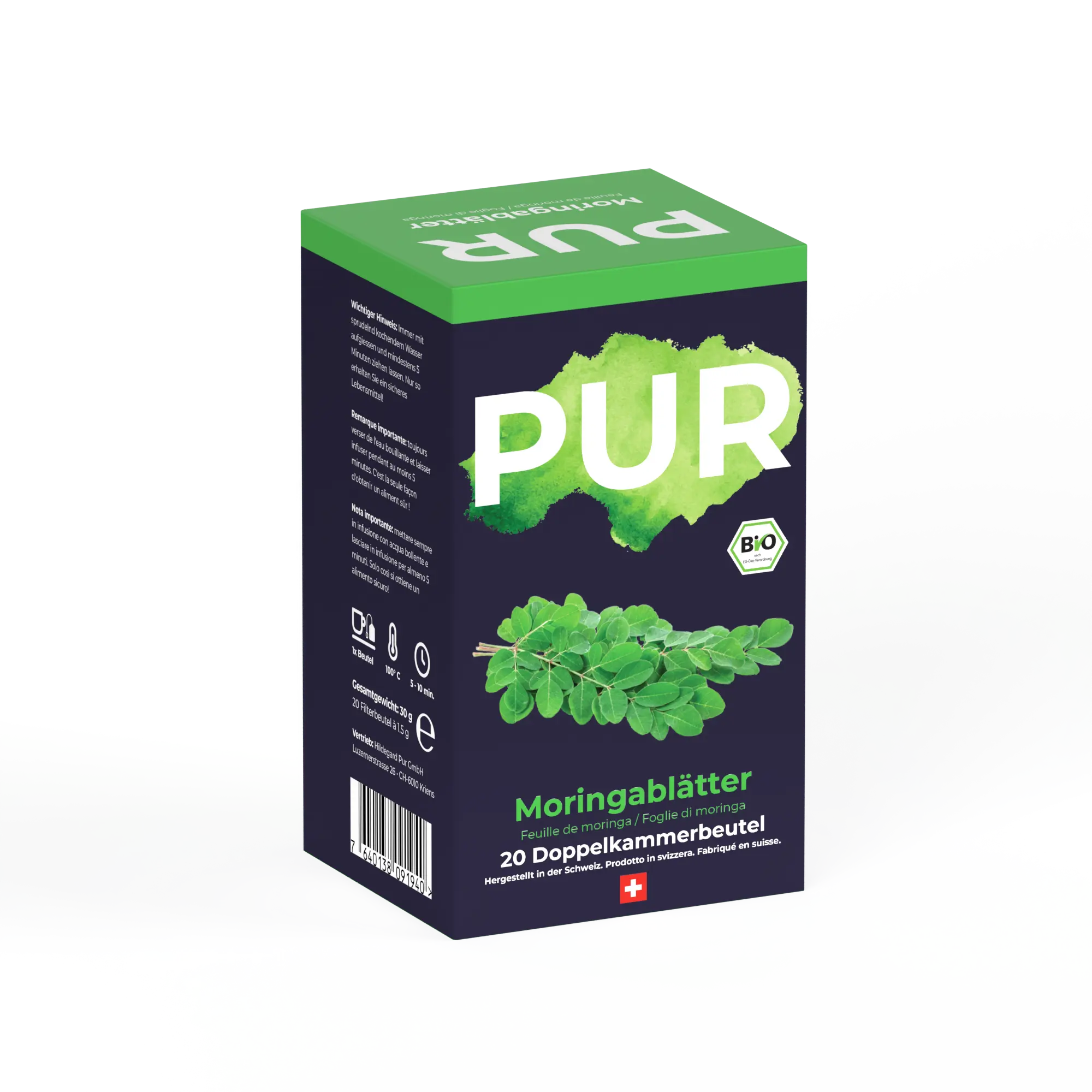 PUR Moringa Tee BIO 20 Btl