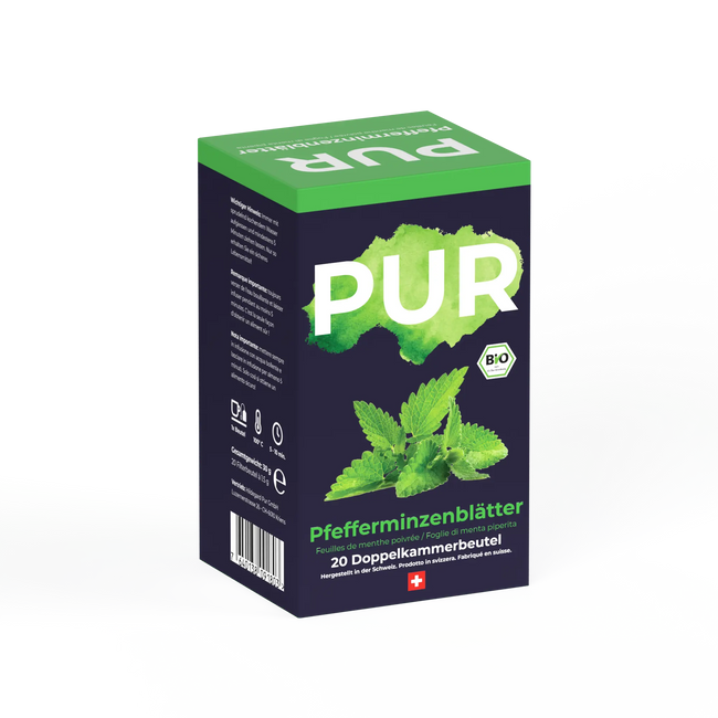 PUR Pfefferminzblätter Tee BIO 20 Btl Hover Image