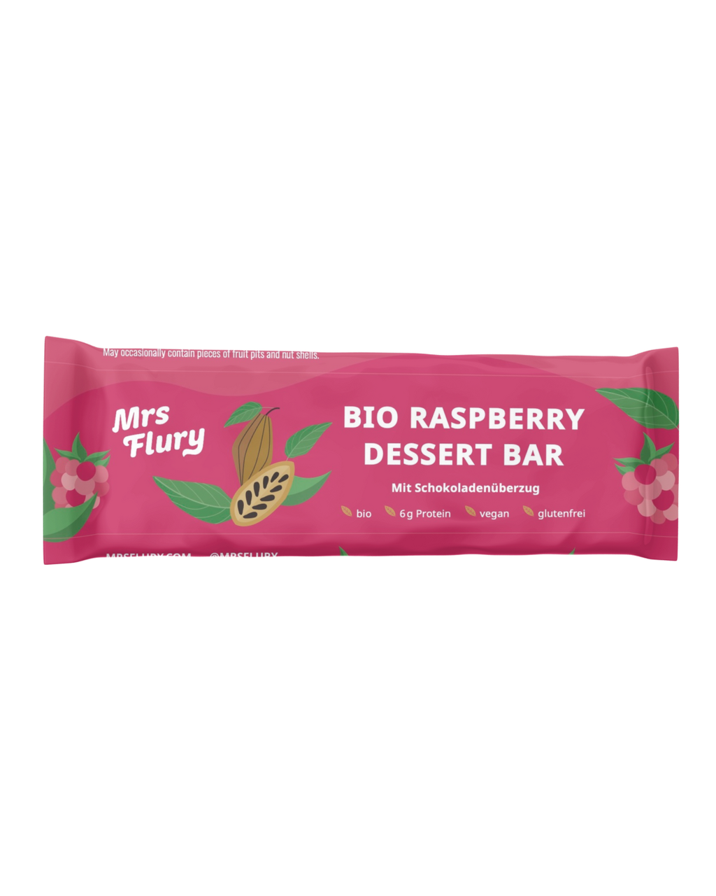 Bio Raspberry Dessert Bar 50 g fruchtig, schokoladig, vegan & natürlich gut ⚠️Produkt wird ungekühlt verschickt⚠️