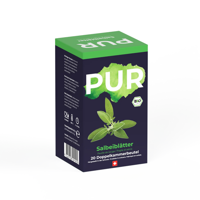 PUR Salbeiblätter Tee BIO 20 Btl Hover Image