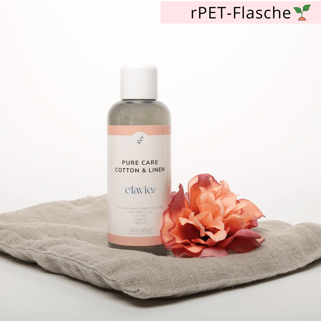 Waschmittel ohne Parfüm für Baumwolle und Leinen.