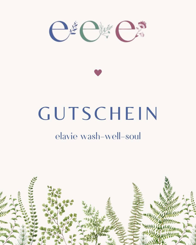 Geschenkgutschein elavie WASH - WELL - SOUL Hover Image