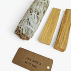 Weisser Salbei & Palo Santo Räucherbündel Duo