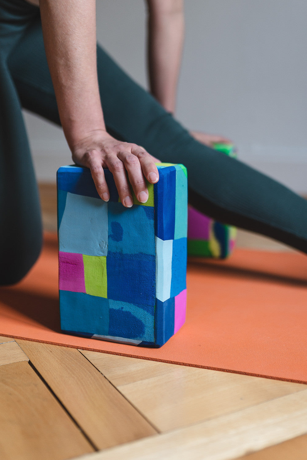 Recycled Yoga Block Wave
