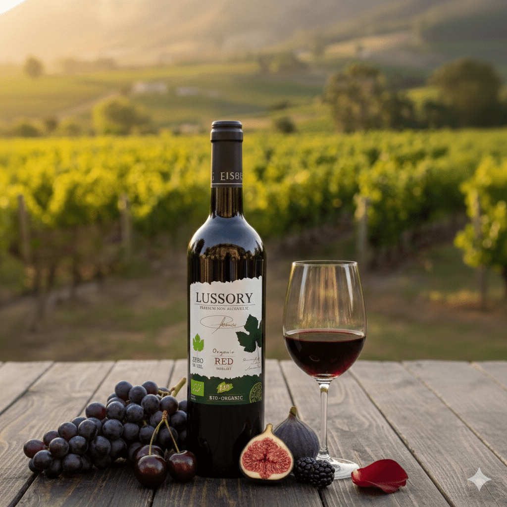 Lussory Premium Organic - Red Merlot - Alcohol-Free