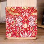 Notizbuch - Florales Muster (Samt)