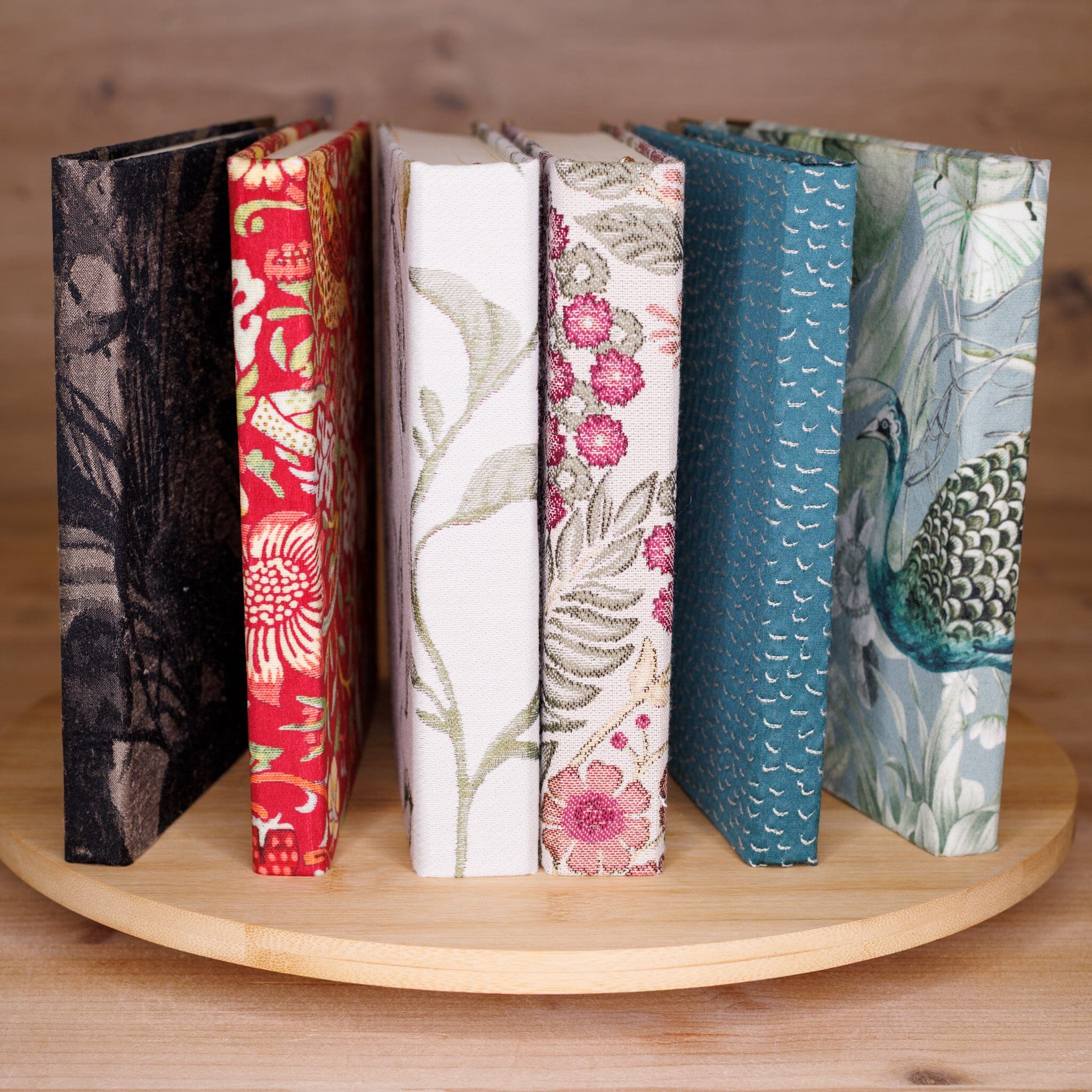 Notizbuch - Florales Muster (Samt)