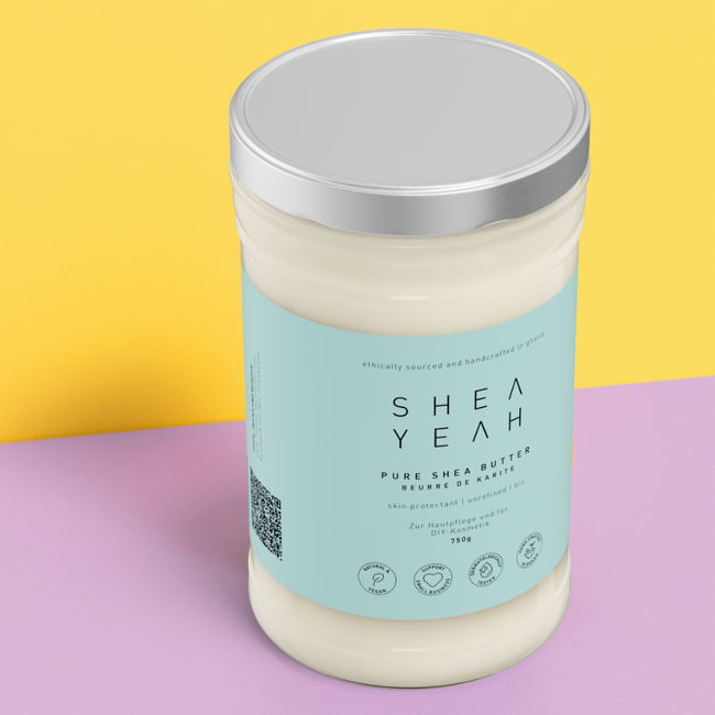 Pure Sheabutter DIY in Glas | Kunststoff 750g Main Image