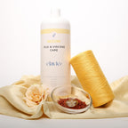 Nachhaltiges Waschmittel für Seide in der Nachfüllflasche.