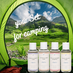 Ein Waschmittel-Set perfekt für jede Campingreise.